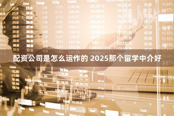 配资公司是怎么运作的 2025那个留学中介好