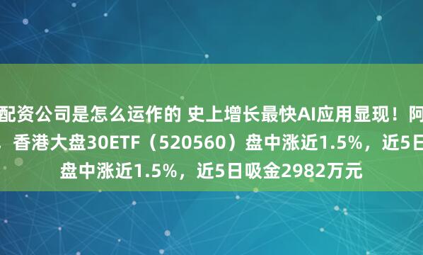 配资公司是怎么运作的 史上增长最快AI应用显现！阿里巴巴涨超5%，香港大盘30ETF（520560）盘中涨近1.5%，近5日吸金2982万元